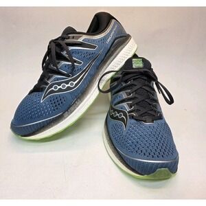 Saucony Men's Size 13 Wide Triumph ISO 5 S20462-2 Blue Running Shoes Sneakers